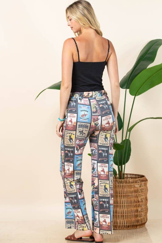 VINTAGE WESTERN LOUNGE KNIT PANTS