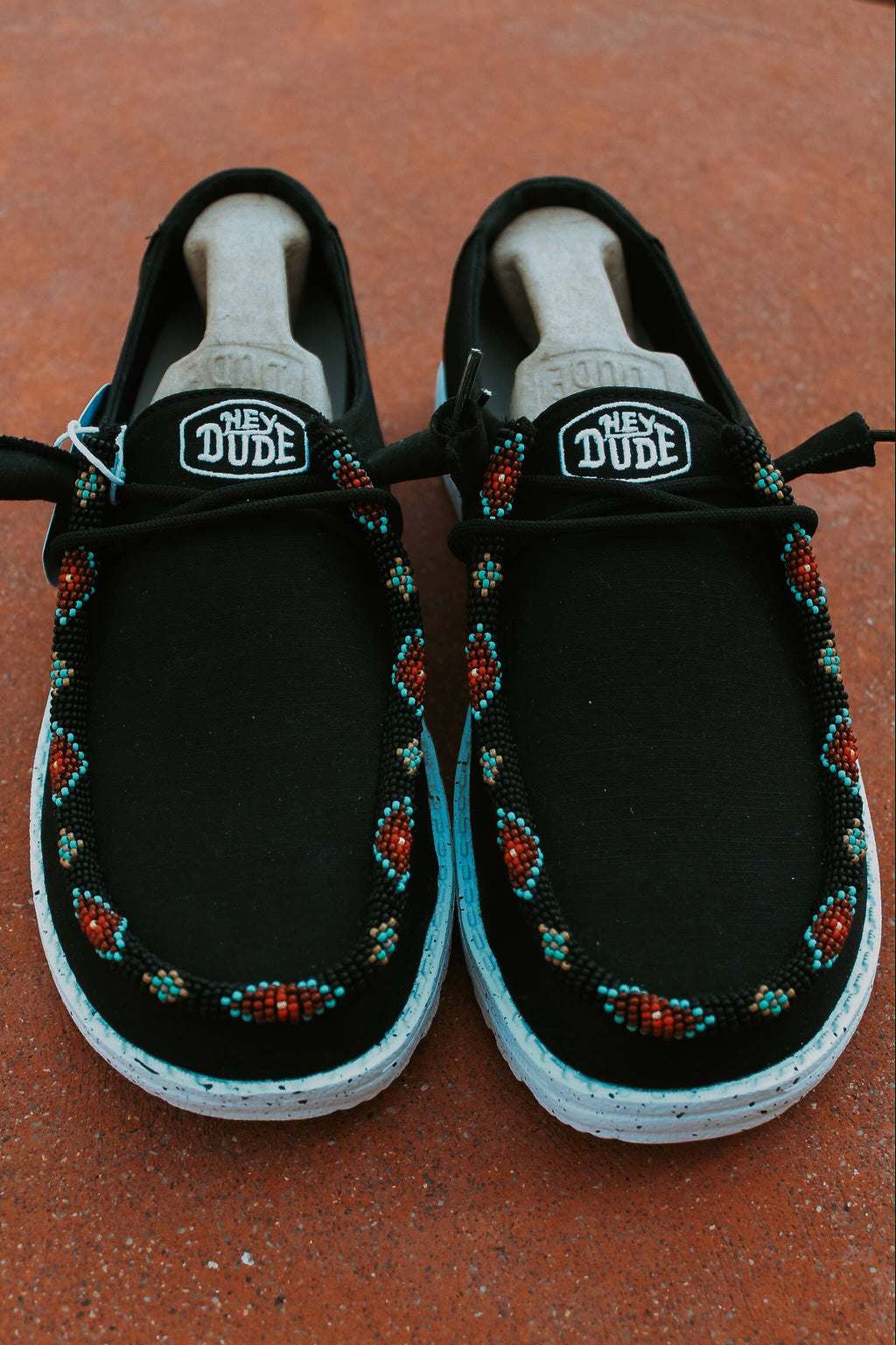 Custom Beaded Roughie Hey Dudes