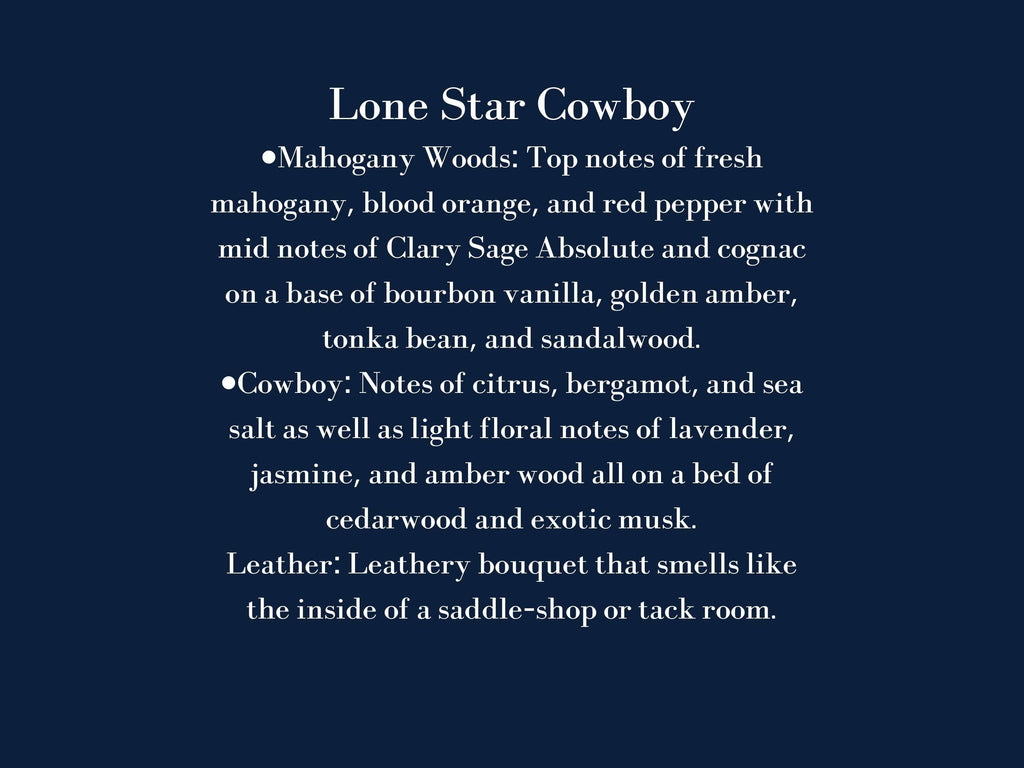 Lone Star Cowboy Wax Melts